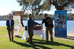 Neville Collard, Premier Colin Barnett, Mayor Ron Norris